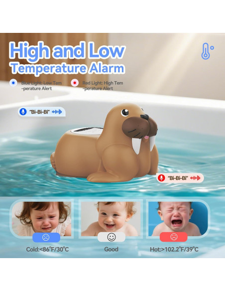 Termómetro de baño Doli Yearning para bebés LCD digital