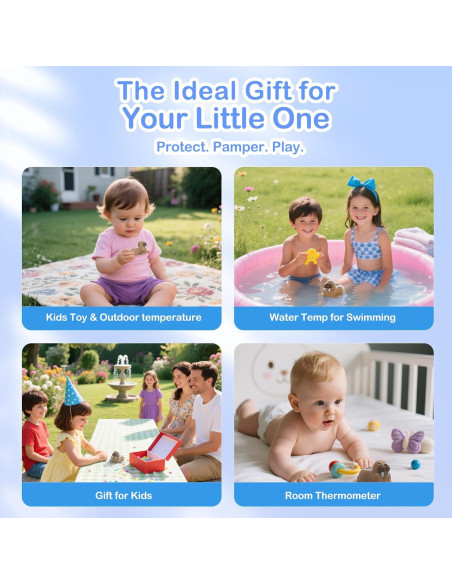 Termómetro de baño Doli Yearning para bebés LCD digital