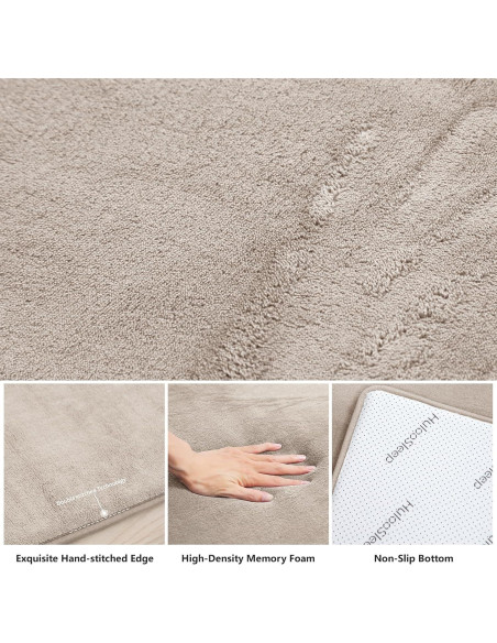 Alfombra de Juego Antideslizante HulooSleep 99x150 cm Beige