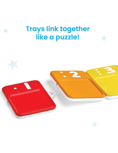 Bandejas Sensoriales de Números hand2mind - Aprendizaje Matemático