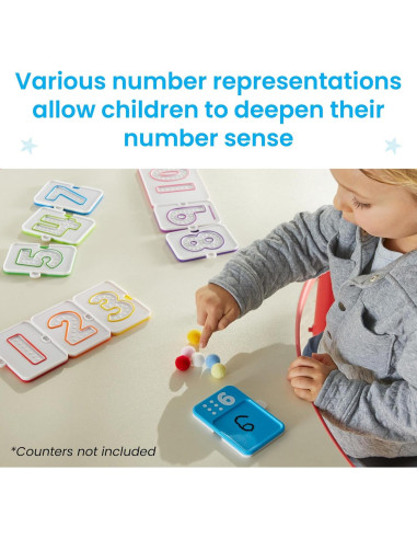 Bandejas Sensoriales de Números hand2mind - Aprendizaje Matemático