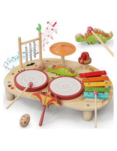 Juego de Batería para Bebés Lehoo Castle, 8 Instrumentos Musicales