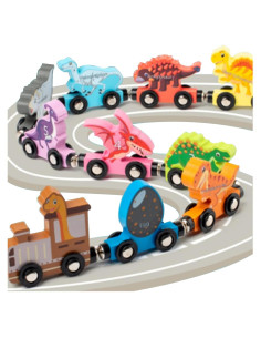 Tren de Números Magnético de Madera Adena Montessori 0-10