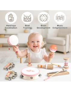 Conjunto Musical 8 en 1 Vanplay para Niños 18+ Meses 2