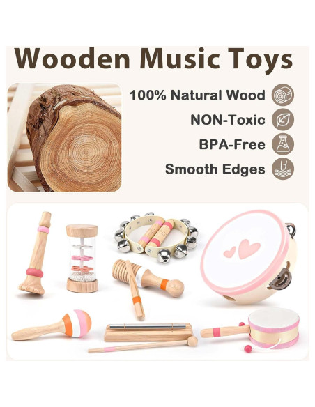 Conjunto Musical 8 en 1 Vanplay para Niños 18+ Meses