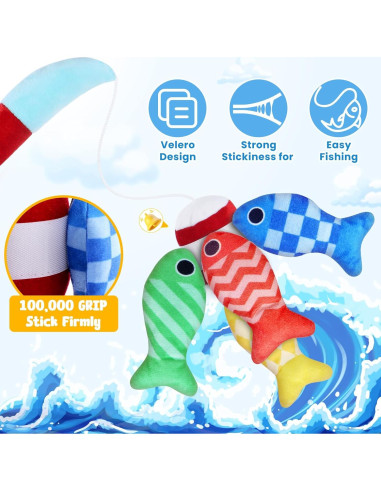 Juguetes Montessori de Pesca HSLNSD 22 Piezas para Niños 1-3 Años