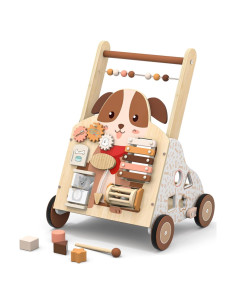 Andador de Madera Montessori para Bebés 12 Meses - Juguete de Actividad
