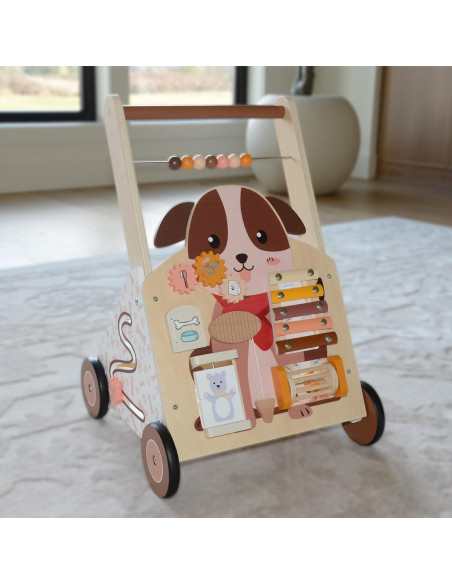 Andador de Madera Montessori para Bebés 12 Meses - Juguete de Actividad