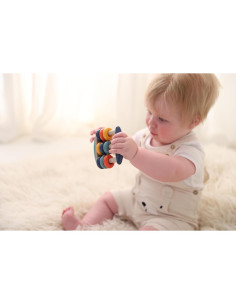 Sonajero Ábaco Tolo de Madera para Bebés 3+ Meses 2