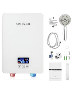 Calentador de Agua Eléctrico Instantáneo Sanheshun 6000W 220V
