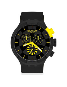 Reloj Swatch Big Bold Chrono Unisex Negro 47mm Impermeable