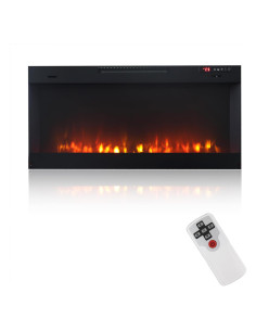 Chimenea eléctrica 1500W FW42-IR002 42" control remoto