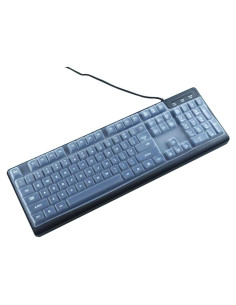 Funda de Teclado Silicona Yuomik Transparente para Corsair K60