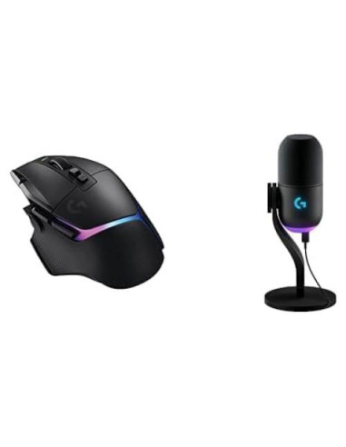 Combo Ratón Inalámbrico Logitech G502 X Plus + Micrófono Yeti GX RGB
