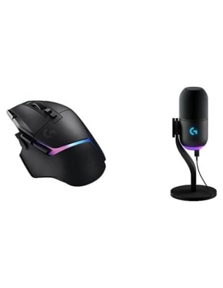 Combo Ratón Inalámbrico Logitech G502 X Plus + Micrófono Yeti GX RGB