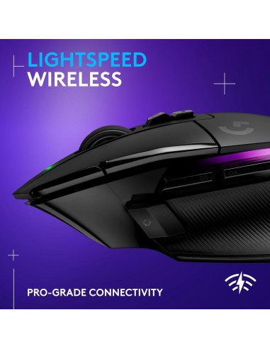 Combo Ratón Inalámbrico Logitech G502 X Plus + Micrófono Yeti GX RGB