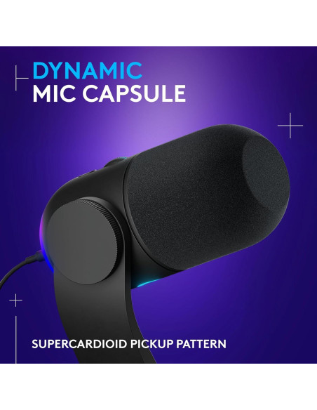 Combo Ratón Inalámbrico Logitech G502 X Plus + Micrófono Yeti GX RGB