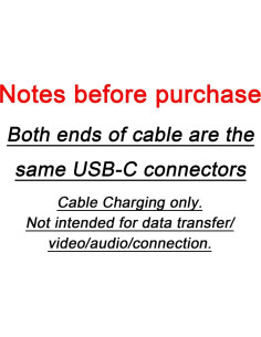 Cable de carga USB-C 240W 6.1m Zusnxaxe Gris 2