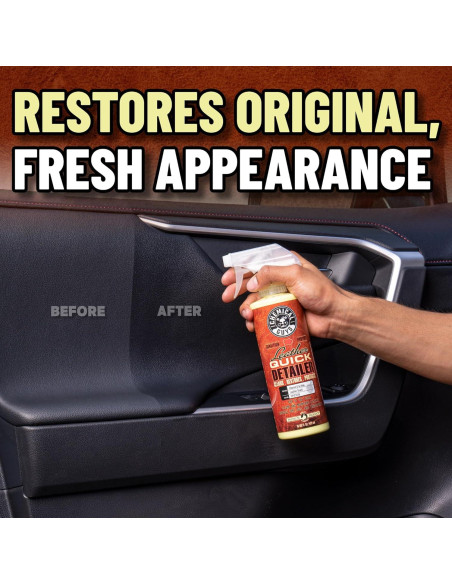 Limpiador Rápido de Cuero Chemical Guys 32 oz para Interiores