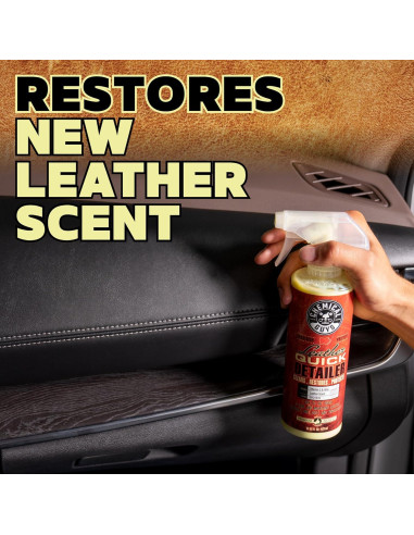Limpiador Rápido de Cuero Chemical Guys 32 oz para Interiores