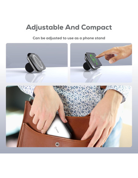 Cargador Inalámbrico 3 en 1 Teton 5000mAh Magsafe para Apple Cargador Inalámbrico 3 en 1 Teton 5000mAh Magsafe para Apple