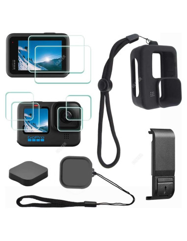 Accesorios ULBTER para GoPro Hero 12/11/10/9 - Protector y Funda