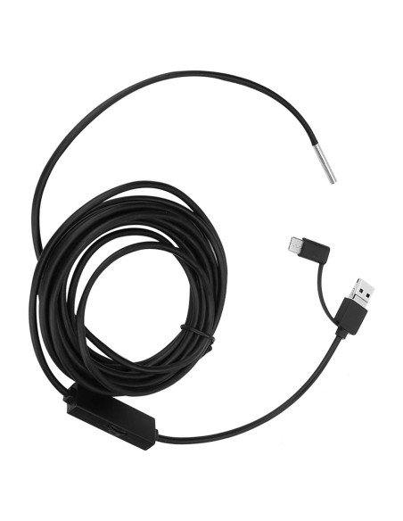 Endoscopio Naroote 3 en 1 para Android Tipo C 3.9mm HD 3.5m