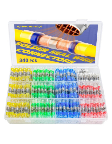Kit de 340 Conectores de Cable Termoretráctiles Haisstronica