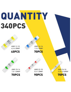 Kit de 340 Conectores de Cable Termoretráctiles Haisstronica 2