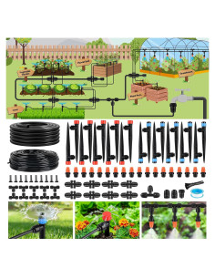 Sistema de Riego por Goteo PUUKU 240FT Automático Jardín