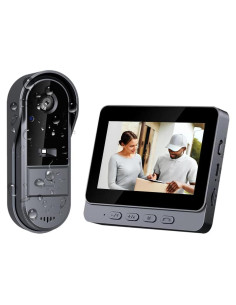 Cámara de Timbre Inalámbrica TKMARS 1080P Impermeable