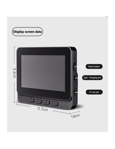 Cámara de Timbre Inalámbrica TKMARS 1080P Impermeable