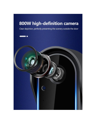 Cámara de Timbre Inalámbrica TKMARS 1080P Impermeable