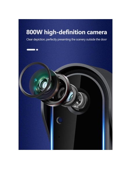 Cámara de Timbre Inalámbrica TKMARS 1080P Impermeable