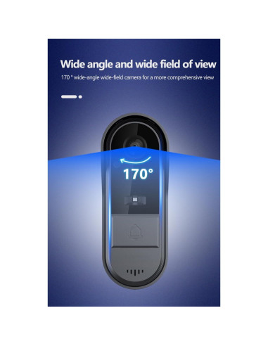 Cámara de Timbre Inalámbrica TKMARS 1080P Impermeable