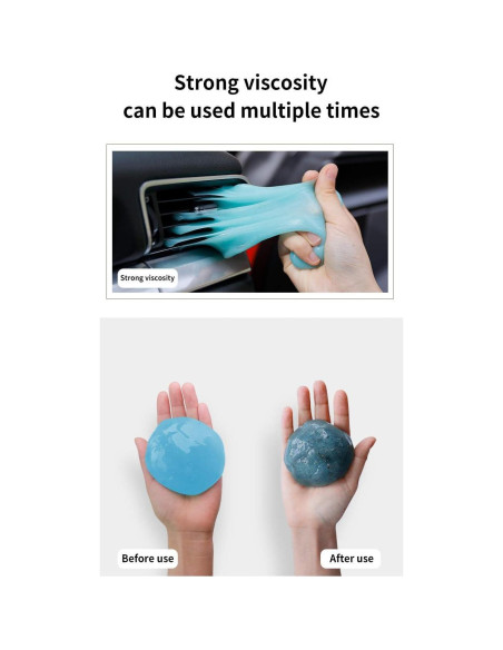 Kit de Gel de Limpieza Universal OJLONG para Automóviles y Electrónica