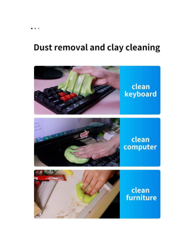 Kit de Gel de Limpieza Universal OJLONG para Automóviles y Electrónica