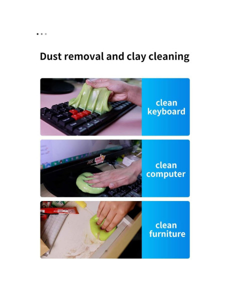 Kit de Gel de Limpieza Universal OJLONG para Automóviles y Electrónica