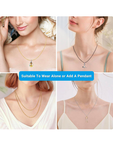 Cadena de bola de metal 10.06m 2.4mm con 30 conectores - Negro