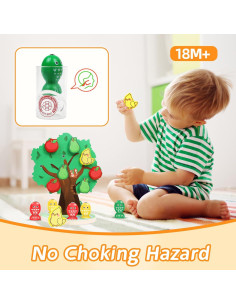 Juguetes Montessori MTTIERY de Madera para Niños 3-5 Años 2