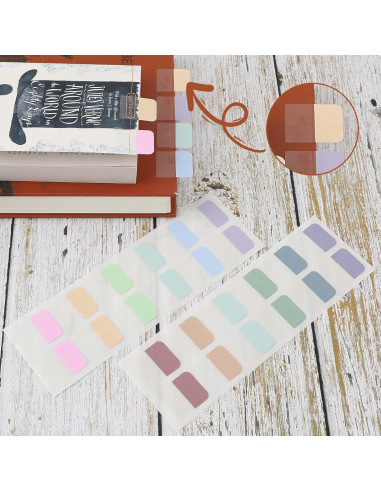 240 Pestañas Adhesivas de Colores Mozeat Lens 2.5x2.8cm