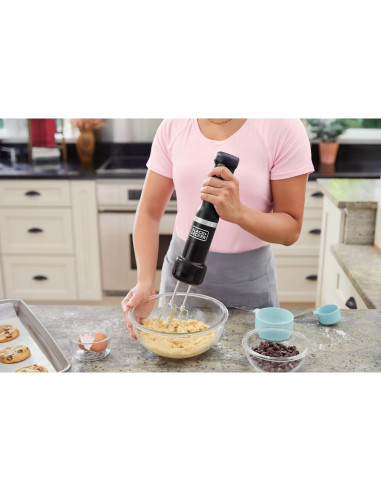 Batidora de Mano Inalámbrica BLACK+DECKER 4 en 1, 220V