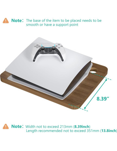 Estante Flotante de Madera WALI CS201N para TV y Proyector