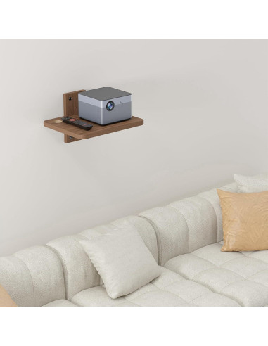 Estante Flotante de Madera WALI CS201N para TV y Proyector