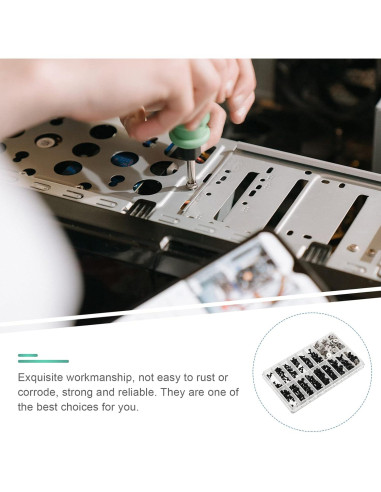 Kit de Tornillos Electrónicos ULTECHNOVO 360 Piezas Acero Inoxidable