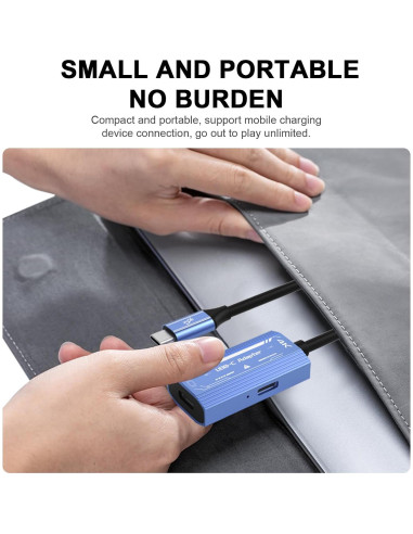 Adaptador HDMI a USB-C 4K 60Hz porpen V278A para Gafas AR