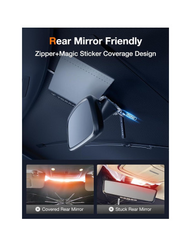 Sombrilla para Parabrisas TORRAS TS-ZYS-3 137x79cm Plegable