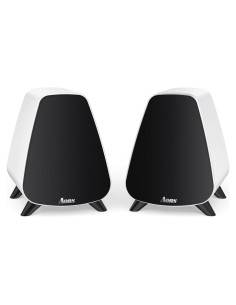 Altavoces Activos AORS AS31 Bluetooth 5.3 80W RMS Madera Blanca