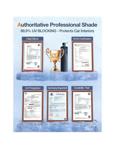 Sombrilla para Parabrisas TORRAS TS-ZYS-3 137x79cm Plegable