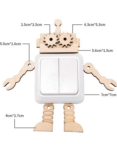 Interruptor de Luz LED Montessori Sharplace - Accesorio Tablero Ocupado 2